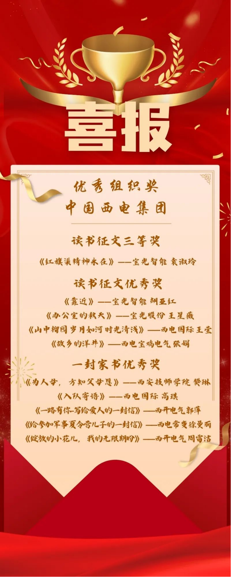 榜上有名！“书香三八”评选揭榜，人生就是博巾帼收获丰硕！